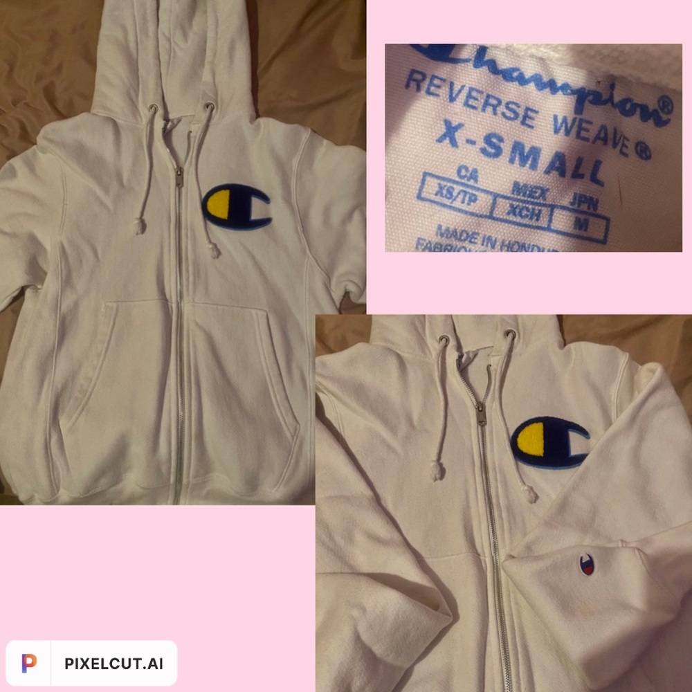Champion Zip Up Sweater